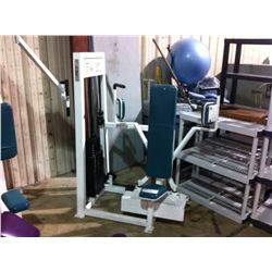 WHITE APEX WEIGHTED PEC DEC MACHINE