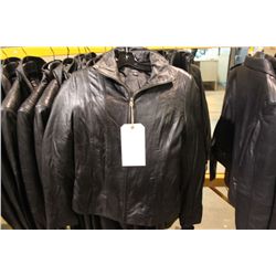 URCHIN LAMB SKIN BLACK LEATHER JACKET SIZE SMALL