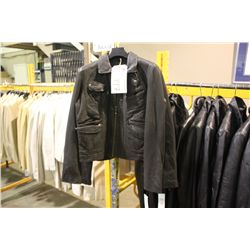 IDENTIFY ANTIK LODEN  LEATHER JACKET SIZE 10