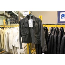 IDENTIFY ANTIK GREY LEATHER JACKET SIZE 6