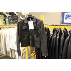 IDENTIFY ANTIK LODEN LEATHER JACKET SIZE 4
