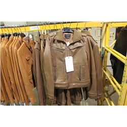 OVERLAND TOBACCO LAMB BUGATTI LEATHER JACKET