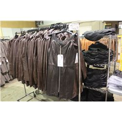 MARQUIS BLACK LEATHER DRESS SIZE 4 (RACK 10)