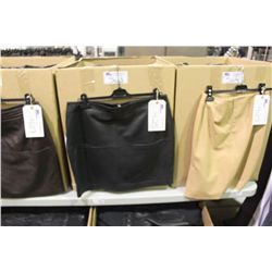IDENTIFY BLACK LEATHER MINI SKIRT SIZE 14(RACK 10)