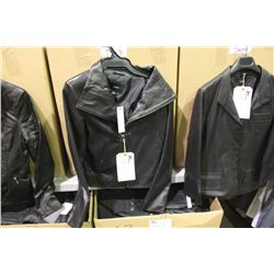 IDENTIFY STYLE 163 BLACK LEATHER JACKET SIZE 4