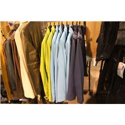 8 ASSORTED LEATHER JACKETS