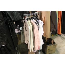 RACK OF ASSORTED JACKETS & CLOTHING