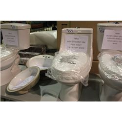 1 PIECE TOILET HIGH EFFICIENCY ELONGATE BOWL