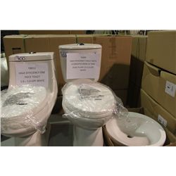 2 PIECE HIGH EFFICIENCY TOILET  ELONGATED BOWL