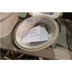 20" X 17" UNDER MOUNT BATHROOM SINK MODEL L1290