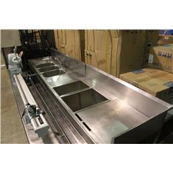 STAINLESS STEEL SINK & BAR STATION
