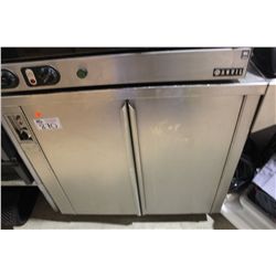 STAINLESS STEEL 2 DOOR HEATING CABINET