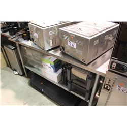 6FT STAINLESS STEEL TABLE