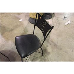 METAL FRAMED CAFE CHAIR
