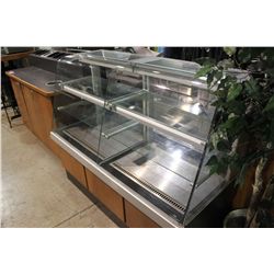 CURVED GLASS REFRIGERATED DISPLAY CASE