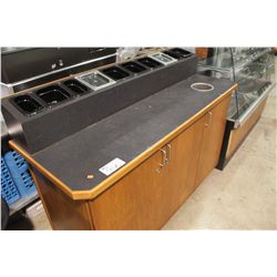 6FT CONDIMENT COUNTER