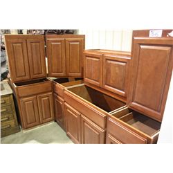 ASSORTED CHERRY KITCHEN CABINETS