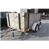 Image 1 : 1993 WHITE DUAL AXAL 10FT FLAT DECK TRAILER