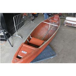 COLEMAN 12FT FIBERGLASS CANOE