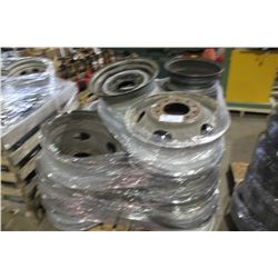 PALLET OF TIRE RIMS