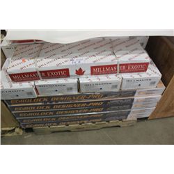 PALLET OF ASSORTED HARDWOOD AND LAMINATE