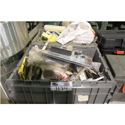 2 CRATES OF PAINTING SUPPLIES