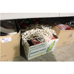 ASSORTED CHRISTMAS AND HOUSEHOLD ITEMS
