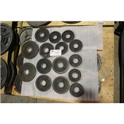 PALLET OF ASSORTED BARBELL WEIGHTS