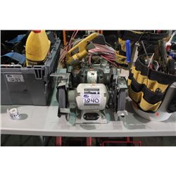 2 BENCH GRINDERS AND A CHOP SAW