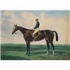 Image 1 : Lote de 3 grabados coloreados ingleses de caballos con jinetes, 2 según H . Hall y otro según Hancoc