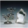 Image 1 : Espejo de tocador español en plata con punzón de Durán, 1899.