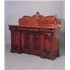 Image 1 : Side-board en caoba tallada.