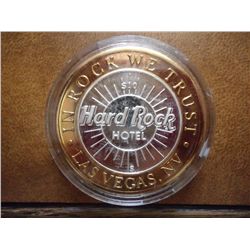 HARD ROCK CASINO $10 SILVER TOKEN (UNC)