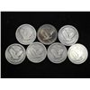 Image 2 : 7 NO DATE & PARTIAL DATE STANDING LIBERTY QUARTERS