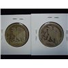 Image 2 : 1917 & 17-S WALKING LIBERTY HALF DOLLARS