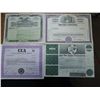 Image 1 : 4 STOCK CERTIFICATES SEE DESCRIPTION