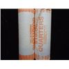 Image 1 : ROLLS OF 2000-P/D MASSACHUSETTS QUARTERS UNC