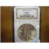 Image 1 : 1986 AMERICAN SILVER EAGLE NGC MS69