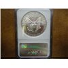 Image 2 : 1986 AMERICAN SILVER EAGLE NGC MS69