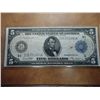 Image 1 : 1914 LARGE SIZE $5 FEDERAL RESERVE NOTE