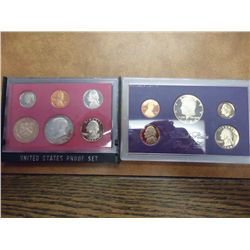 1982 & 84 US PROOF SETS (WITH NO BOXES)