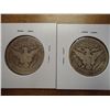 Image 2 : 1903 & 07 BARBER HALF DOLLARS