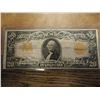 Image 1 : 1922 LARGE SIZE $20 GOLD CERTIFICATE