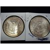 Image 2 : 1881-S (UNC) & 85-O (UNC) MORGAN SILVER DOLLARS