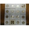 Image 2 : 16 ASSORTED WASHINGTON SILVER QUARTERS