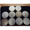 Image 2 : 10 ASSORTED MEXICO SILVER PESOS EACH .0514 OZ. ASW
