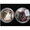 Image 2 : 1973 & 76 CANADA SILVER $ (PF LIKE) .3750 OZ. ASW