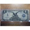 Image 1 : 1899 LARGE SIZE $1 BLACK EAGLE SILVER CERTIFICATE