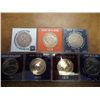 Image 1 : 7 ASSORTED CROWN SIZE UNC COINS