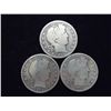 Image 1 : 1908-D,08-O & 15-D BARBER HALF DOLLARS ALL (VG)